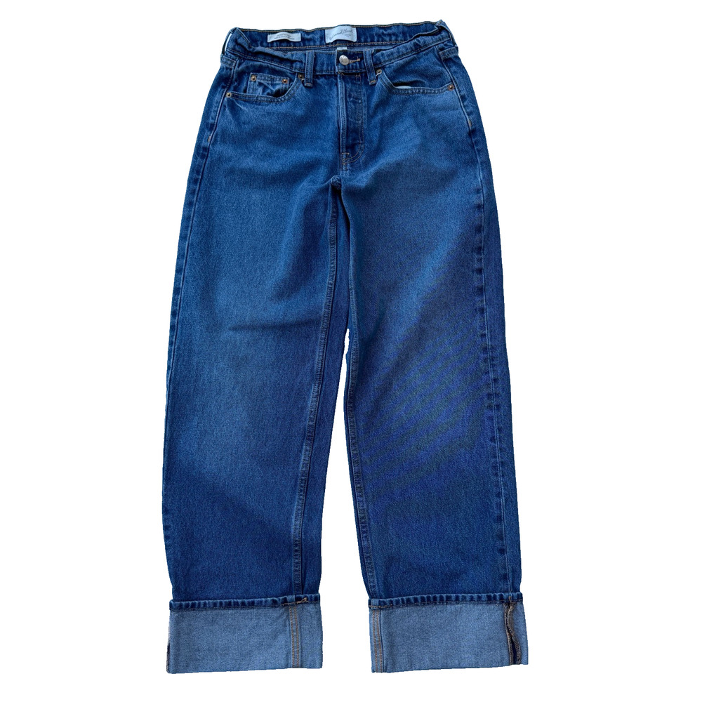 Universal Thread Good Co. Mid-Rise 90s Baggy Denim Jeans Women's Size 2R Blue